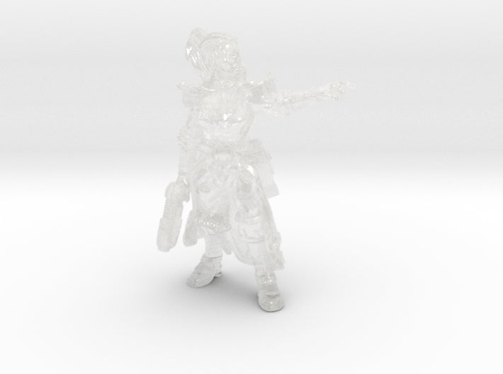 Capt. Ursula Claw - with Plasma Pistol 3d printed