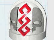 5x Apothecary 1 - G:7a Shoulder Pad 3d printed