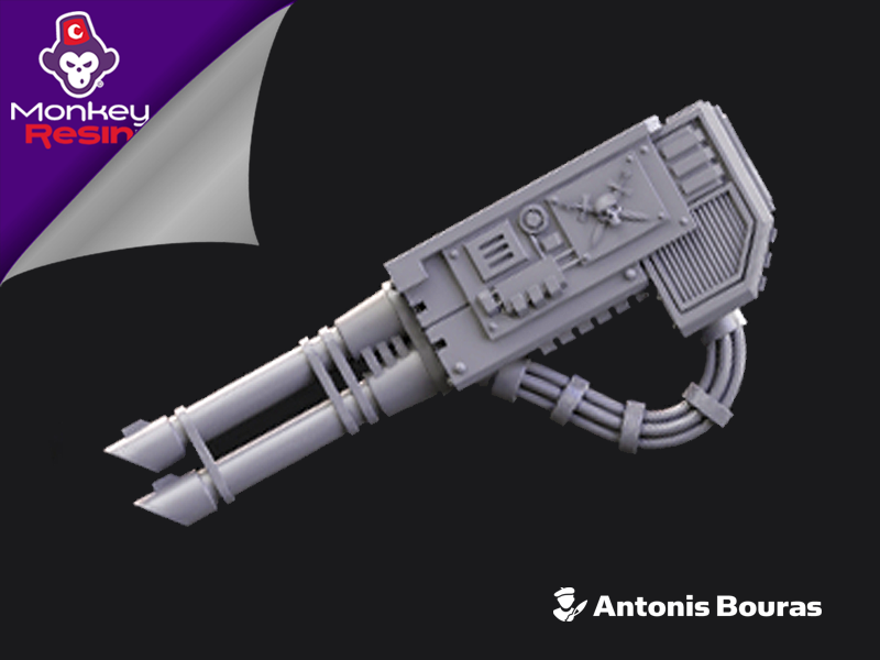 Eternus Assault Armor : Laser Cannon 3d printed