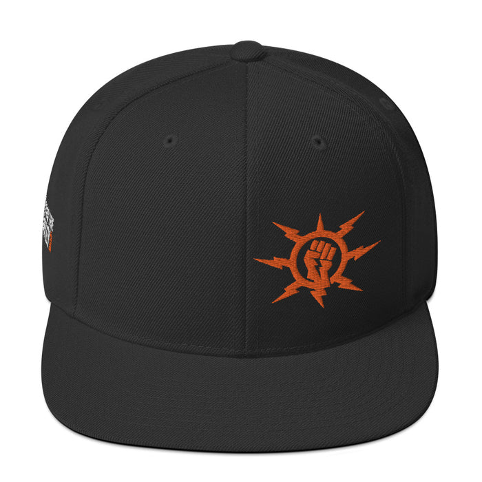 Storm Fist Snapback Hat (orange thread)