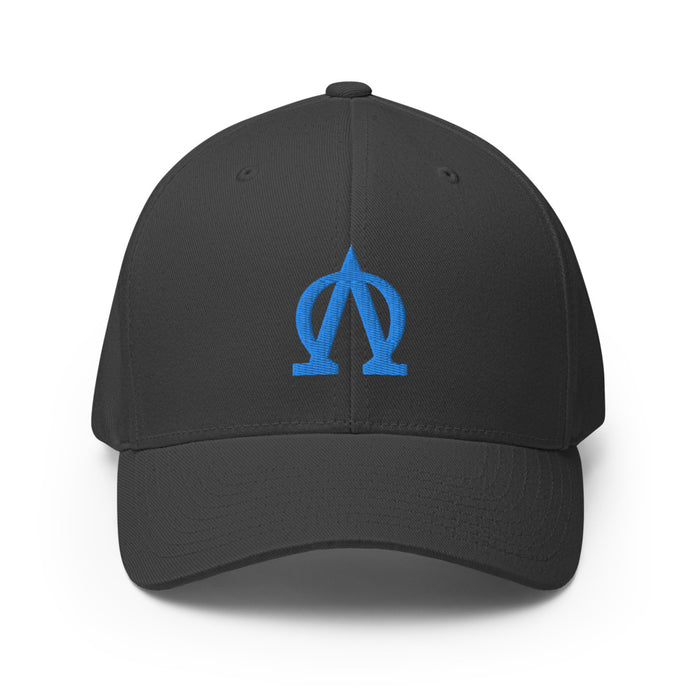 Lambda Omega : Stretch-Fit Cap (blue icon)
