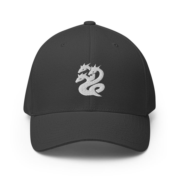 Hydra Legion: Stretch-Fit Cap (white icon)