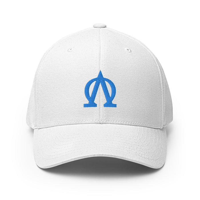 Lambda Omega : Stretch-Fit Cap (blue icon)