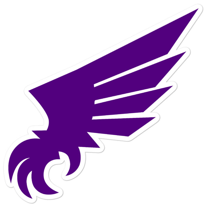 Purple Clawed Wing stickers