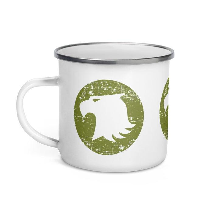 Raptor Enamel Mug