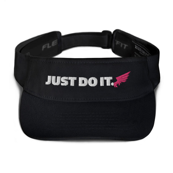 Black "JUST DO IT." Clawed Wing Visor