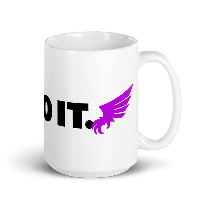"JUST DO IT." Clawed Wing Mug