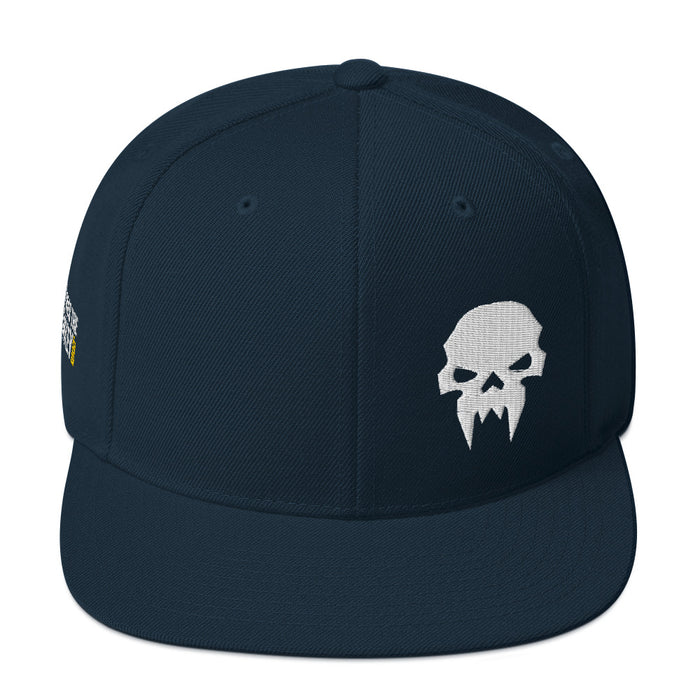 White Fang Skull Snapback Hat