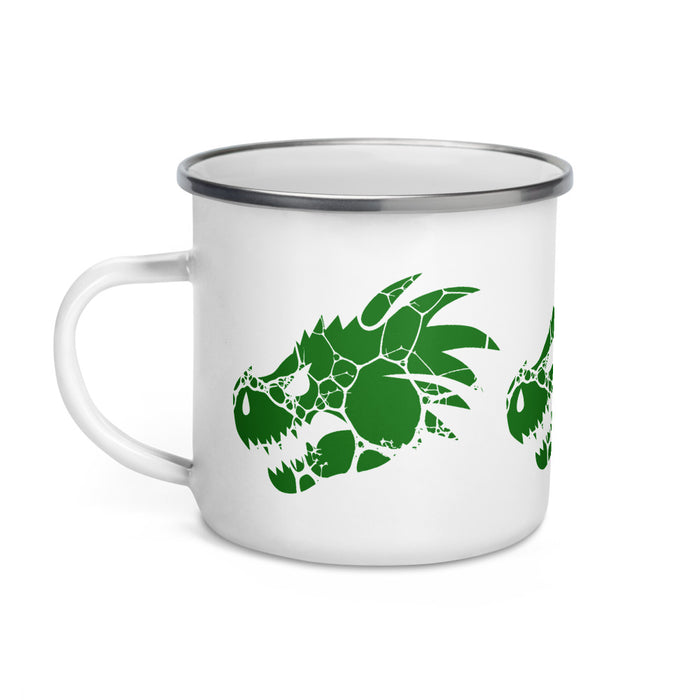 Dragon Head Enamel Mug