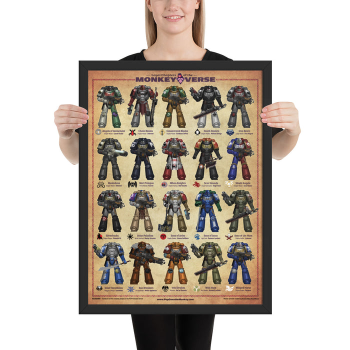 Framed Loyal Chapters of the Monkey-Verse Poster