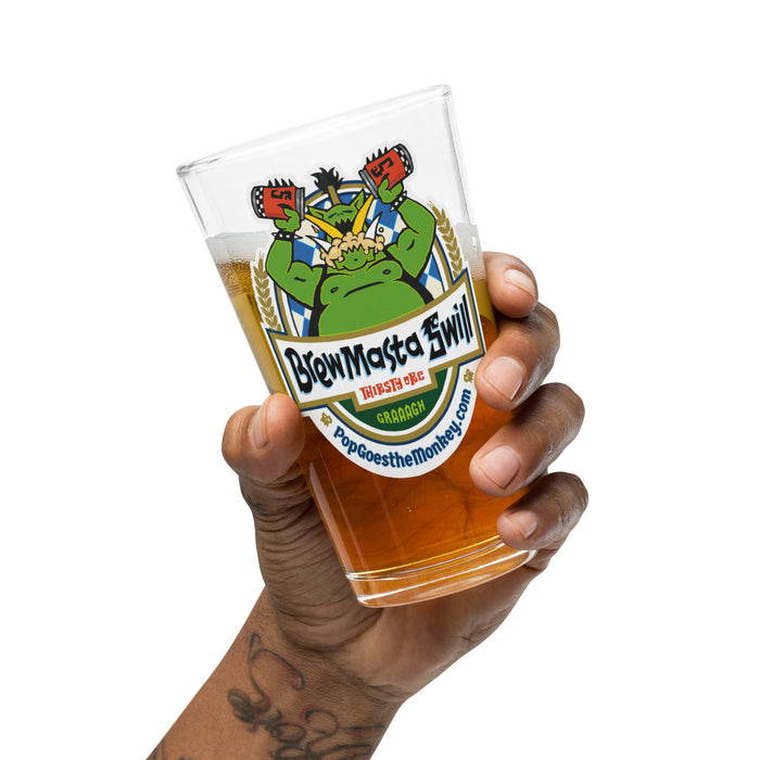 BrewMasta Swill's Thirsty Orc : pint glass