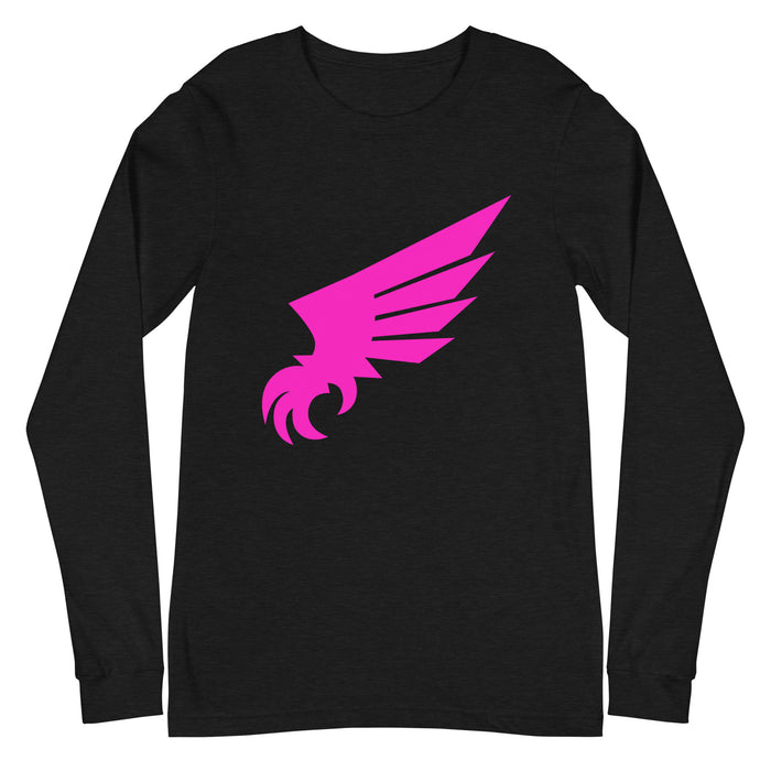 Pink Winged Claw : Unisex 3501 Long Sleeve Tee