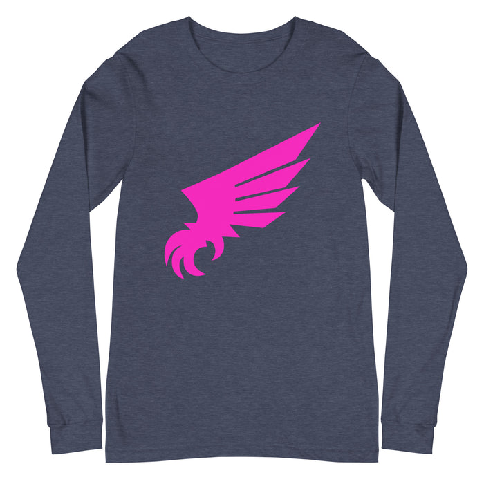 Pink Winged Claw : Unisex 3501 Long Sleeve Tee