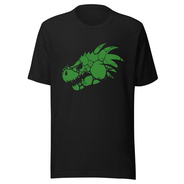 Green Dragon Head : Unisex 3001 T-Shirt
