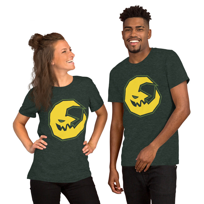 Greenstroke Evil Moons : Unisex 3001 T-Shirt