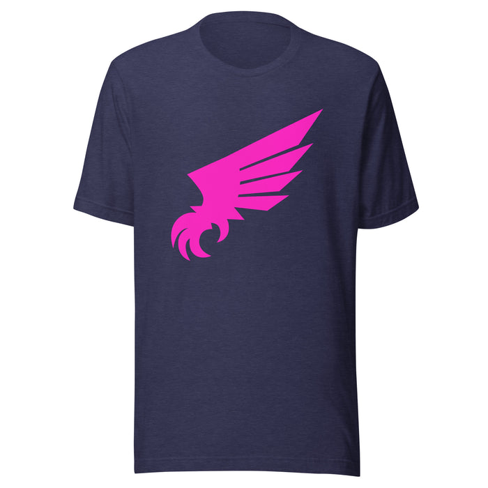 Pink Winged Claw : Unisex 3001 T-Shirt