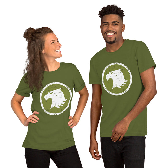 Distressed Raptor : Unisex 3001 T-Shirt